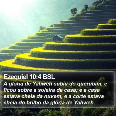 Ezequiel 10:4 BSL Bible Verse Image