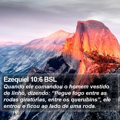Ezequiel 10:6 BSL Bible Verse Image