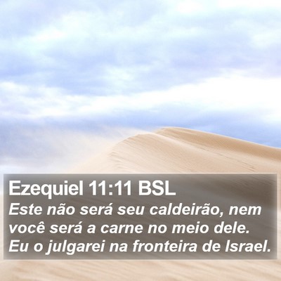 Ezequiel 11:11 BSL Bible Verse Image