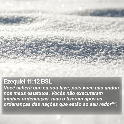 Ezequiel 11:12 BSL Bible Verse Image