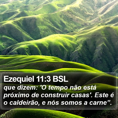 Ezequiel 11:3 BSL Bible Verse Image