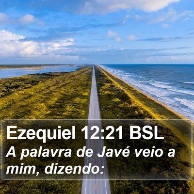 Ezequiel 12:21 BSL Bible Verse Image