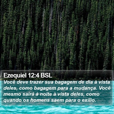 Ezequiel 12:4 BSL Bible Verse Image