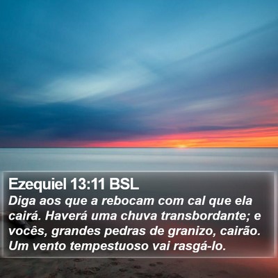 Ezequiel 13:11 BSL Bible Verse Image