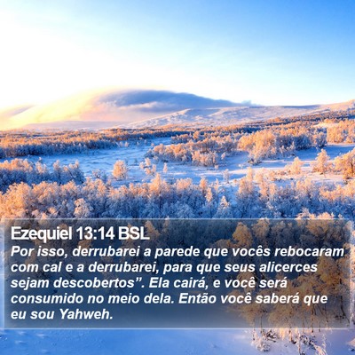 Ezequiel 13:14 BSL Bible Verse Image