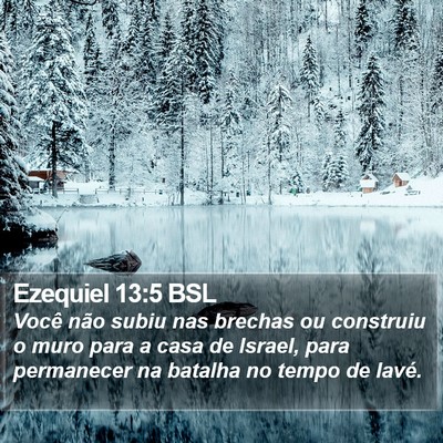 Ezequiel 13:5 BSL Bible Verse Image