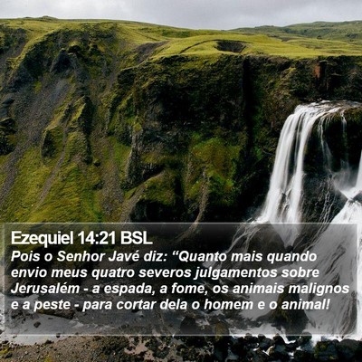 Ezequiel 14:21 BSL Bible Verse Image