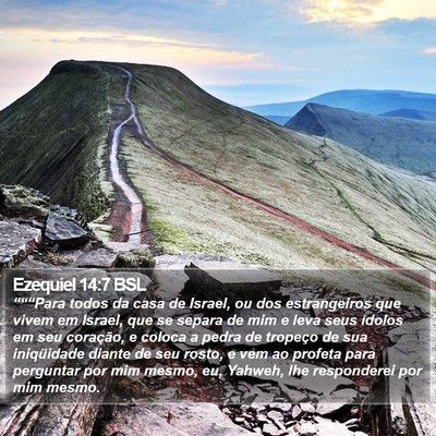 Ezequiel 14:7 BSL Bible Verse Image