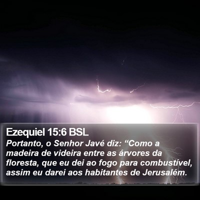 Ezequiel 15:6 BSL Bible Verse Image