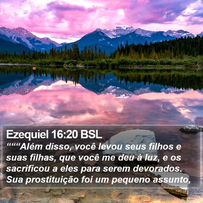 Ezequiel 16:20 BSL Bible Verse Image