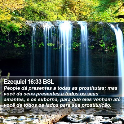 Ezequiel 16:33 BSL Bible Verse Image