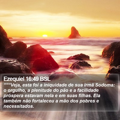Ezequiel 16:49 BSL Bible Verse Image