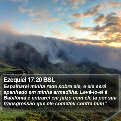 Ezequiel 17:20 BSL Bible Verse Image