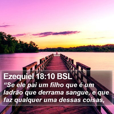 Ezequiel 18:10 BSL Bible Verse Image