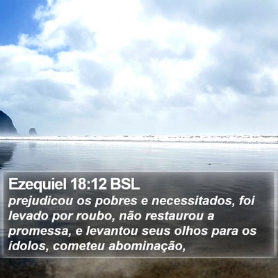 Ezequiel 18:12 BSL Bible Verse Image
