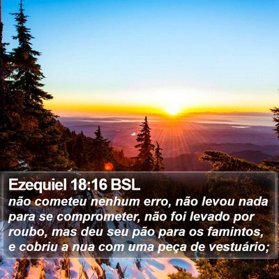 Ezequiel 18:16 BSL Bible Verse Image