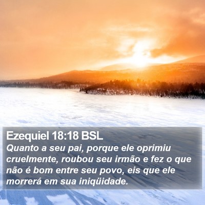 Ezequiel 18:18 BSL Bible Verse Image
