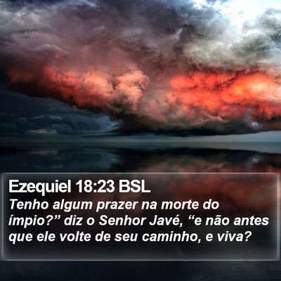 Ezequiel 18:23 BSL Bible Verse Image