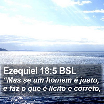 Ezequiel 18:5 BSL Bible Verse Image