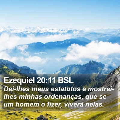 Ezequiel 20:11 BSL Bible Verse Image