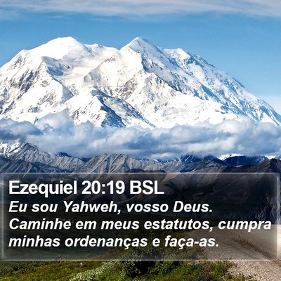 Ezequiel 20:19 BSL Bible Verse Image