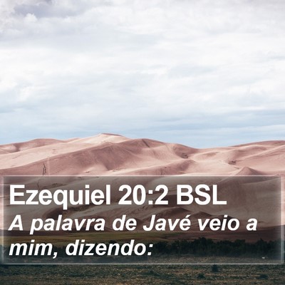 Ezequiel 20:2 BSL Bible Verse Image