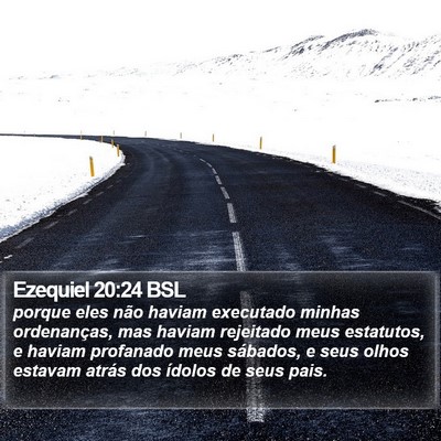 Ezequiel 20:24 BSL Bible Verse Image