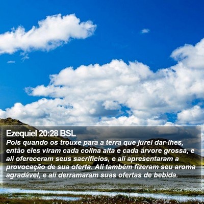 Ezequiel 20:28 BSL Bible Verse Image