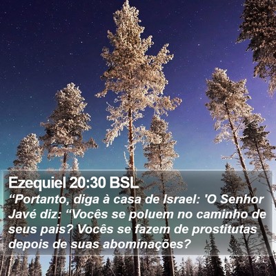 Ezequiel 20:30 BSL Bible Verse Image