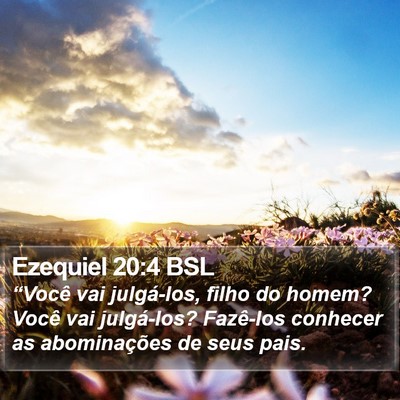 Ezequiel 20:4 BSL Bible Verse Image