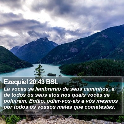 Ezequiel 20:43 BSL Bible Verse Image
