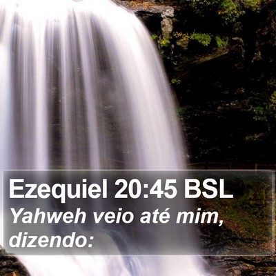 Ezequiel 20:45 BSL Bible Verse Image