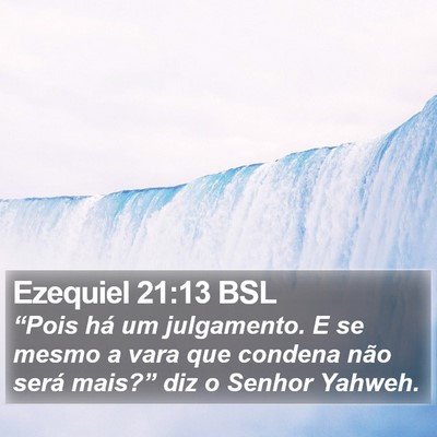 Ezequiel 21:13 BSL Bible Verse Image