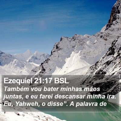 Ezequiel 21:17 BSL Bible Verse Image