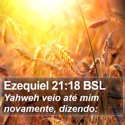 Ezequiel 21:18 BSL Bible Verse Image