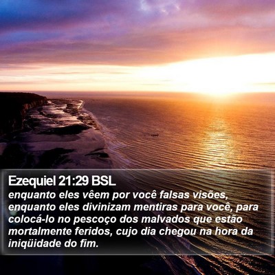 Ezequiel 21:29 BSL Bible Verse Image