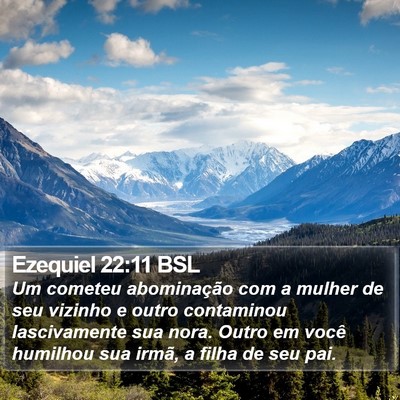 Ezequiel 22:11 BSL Bible Verse Image