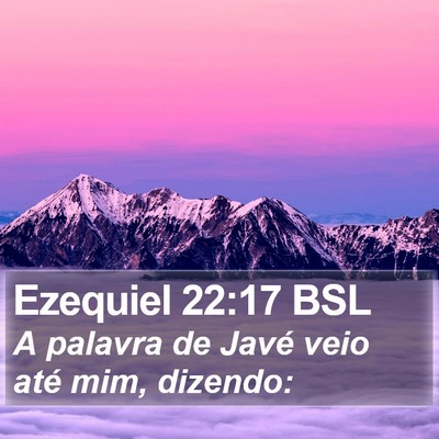 Ezequiel 22:17 BSL Bible Verse Image