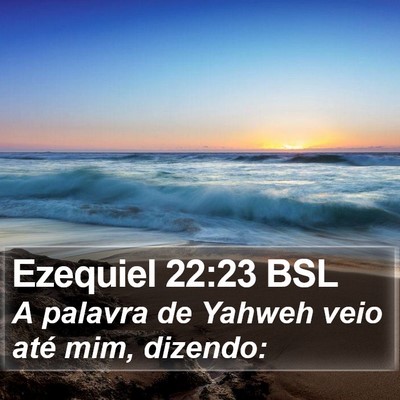 Ezequiel 22:23 BSL Bible Verse Image