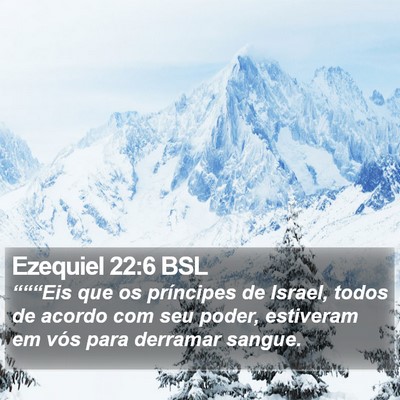 Ezequiel 22:6 BSL Bible Verse Image