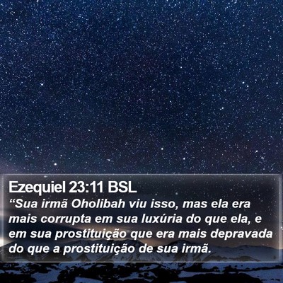 Ezequiel 23:11 BSL Bible Verse Image