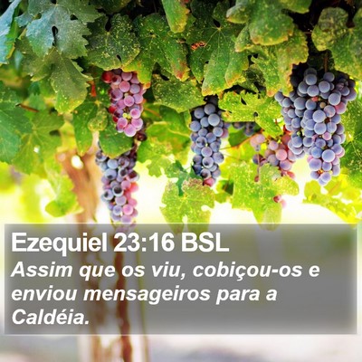 Ezequiel 23:16 BSL Bible Verse Image