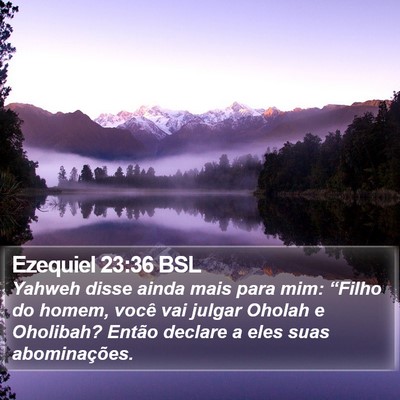 Ezequiel 23:36 BSL Bible Verse Image
