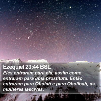Ezequiel 23:44 BSL Bible Verse Image