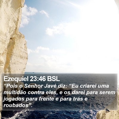 Ezequiel 23:46 BSL Bible Verse Image