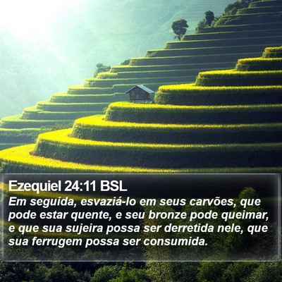 Ezequiel 24:11 BSL Bible Verse Image