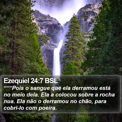 Ezequiel 24:7 BSL Bible Verse Image
