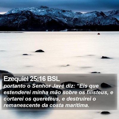 Ezequiel 25:16 BSL Bible Verse Image
