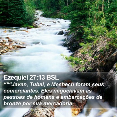 Ezequiel 27:13 BSL Bible Verse Image