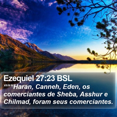 Ezequiel 27:23 BSL Bible Verse Image